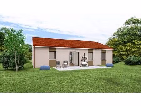 terrain avec maison neuve à vendre