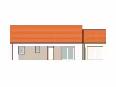 terrain avec maison neuve à vendre