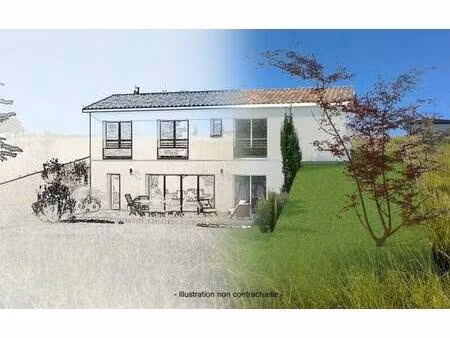 terrain avec maison neuve à vendre