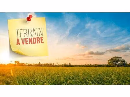 terrain constructible à vendre