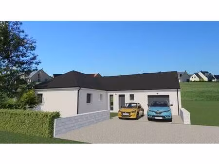 terrain avec maison neuve à vendre