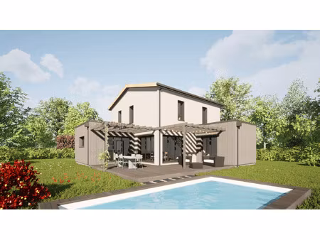 terrain avec maison neuve à vendre