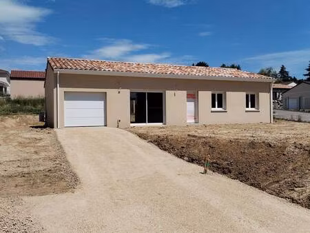 terrain avec maison neuve à vendre