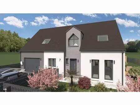 terrain avec maison neuve à vendre