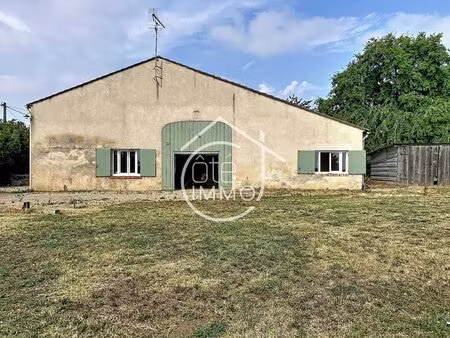 flaujagues : maison de campagne de 110 m² avec jardin  garage et dépendances
