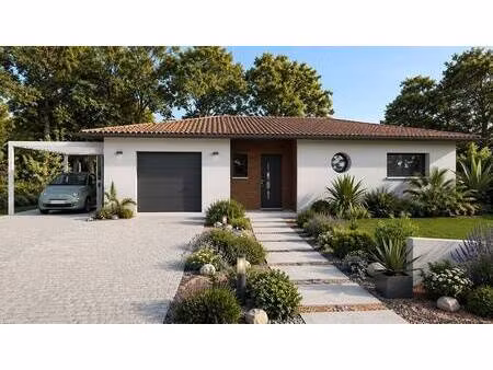 terrain avec maison neuve à vendre