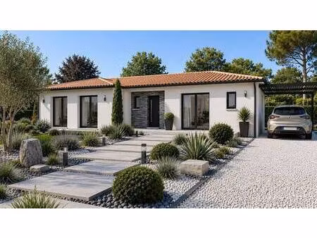 terrain avec maison neuve à vendre
