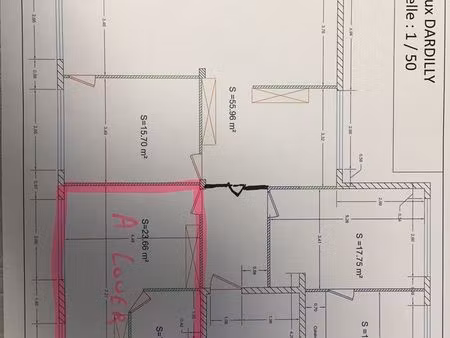 bureau 32 m² à louer