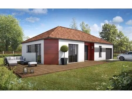 terrain avec maison neuve à vendre