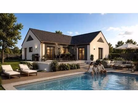 terrain avec maison neuve à vendre