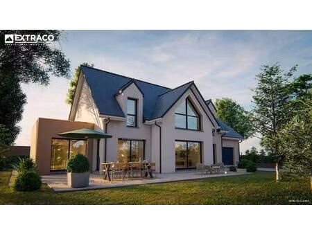 terrain avec maison neuve à vendre