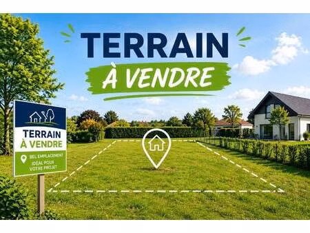 terrain constructible à vendre