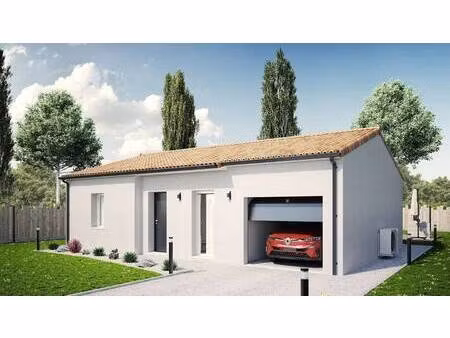 terrain avec maison neuve à vendre