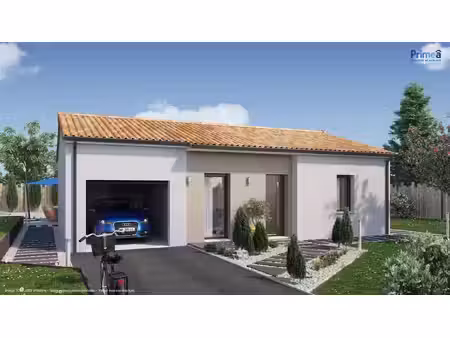 terrain avec maison neuve à vendre