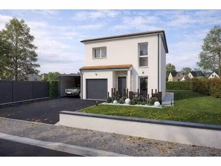 terrain avec maison neuve à vendre