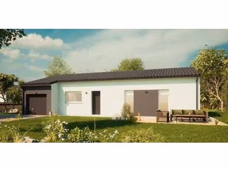 terrain avec maison neuve à vendre