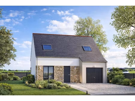 vente maison neuve 6 pièces 78.86 m² à saint-servant (56120)  163 560 €