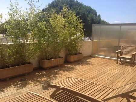 superbe 2 pieces avec grande terrasse et parking!