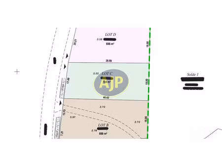 terrain constructible - soulac sur mer 704m2