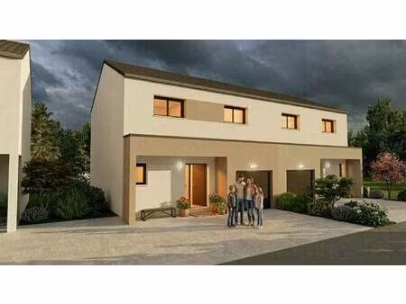 terrain avec maison neuve à vendre