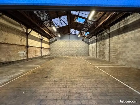 hangar atelier 185m2 centre ville