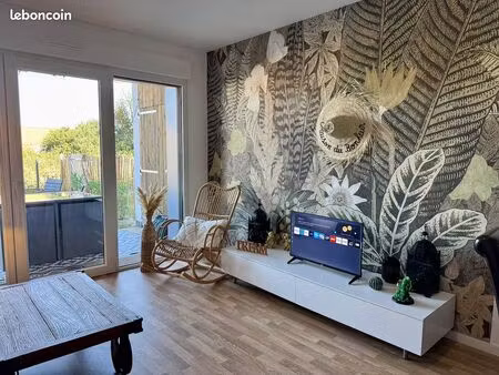 t3 meublé neuf à st gilles croix de vie jardin privatif 126 m²