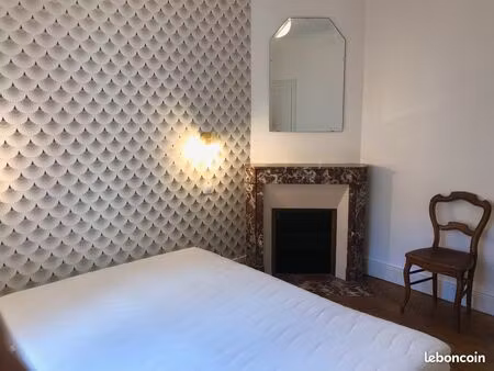 2 pièces meublé centre ville la châtre (38m2)