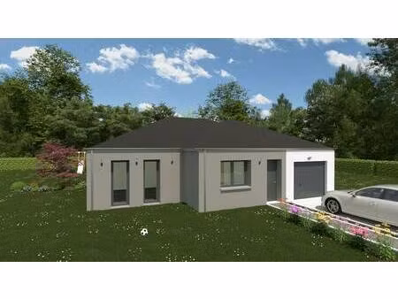 terrain avec maison neuve à vendre