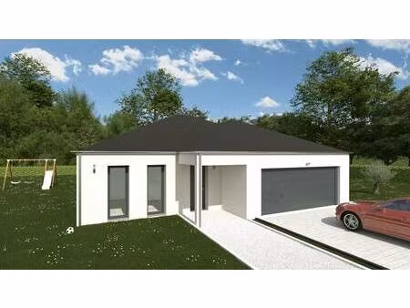 terrain avec maison neuve à vendre