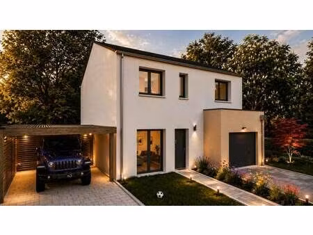 terrain avec maison neuve à vendre