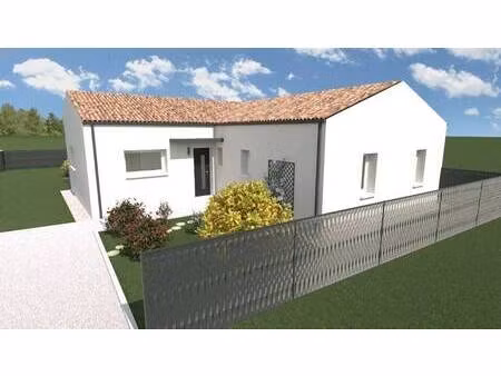 terrain avec maison neuve à vendre
