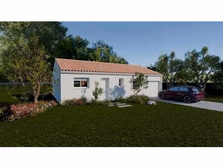 terrain avec maison neuve à vendre