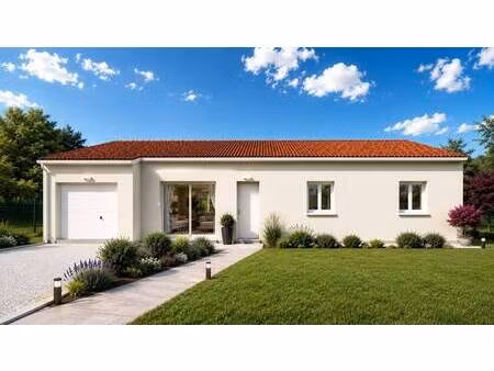 terrain avec maison neuve à vendre