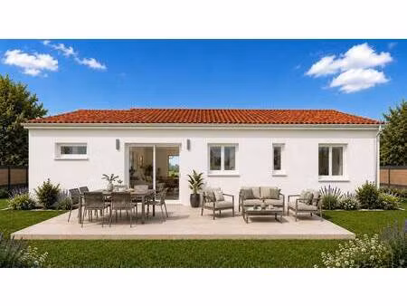 terrain avec maison neuve à vendre