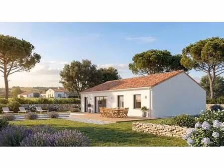 terrain avec maison neuve à vendre