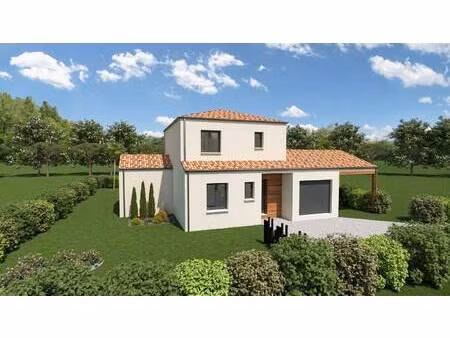 terrain avec maison neuve à vendre