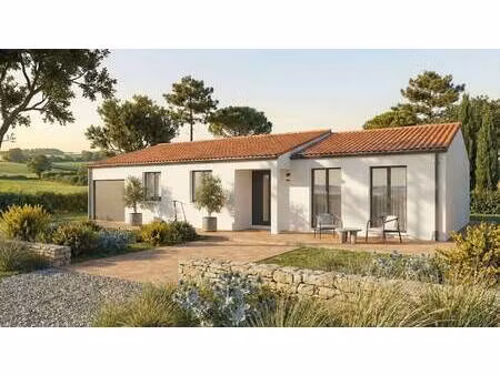 terrain avec maison neuve à vendre