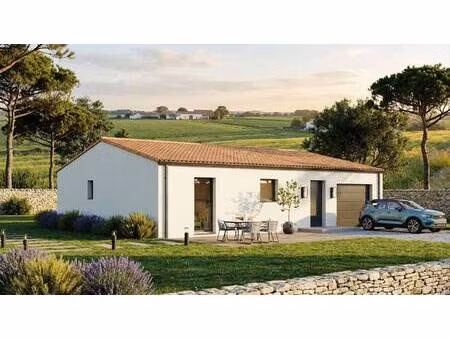 terrain avec maison neuve à vendre