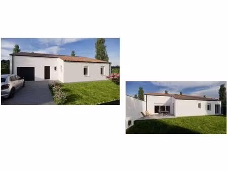 terrain avec maison neuve à vendre