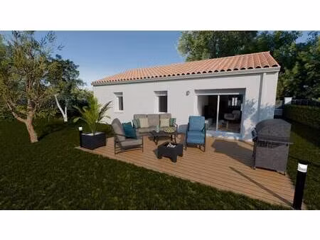 terrain avec maison neuve à vendre