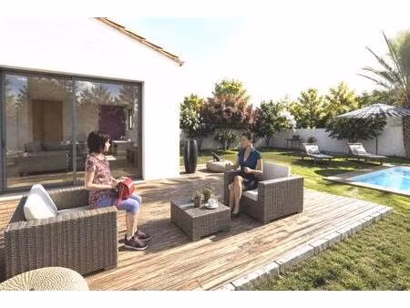 terrain avec maison neuve à vendre