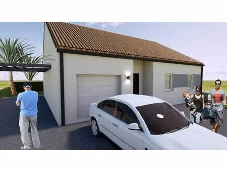 terrain avec maison neuve à vendre