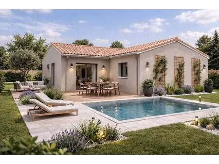 terrain avec maison neuve à vendre