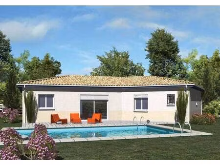 terrain avec maison neuve à vendre