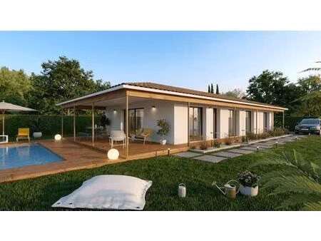 terrain avec maison neuve à vendre