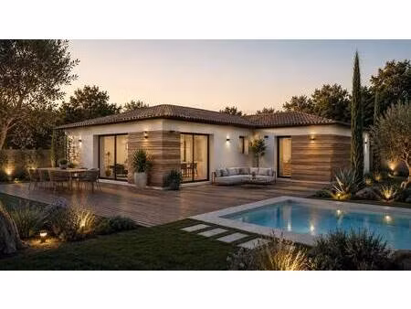terrain avec maison neuve à vendre