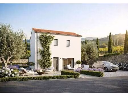 terrain avec maison neuve à vendre
