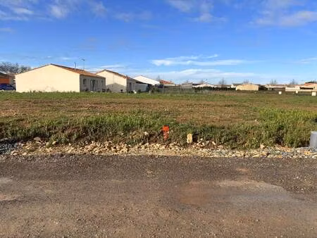 terrain constructible viabilisé à vendre
