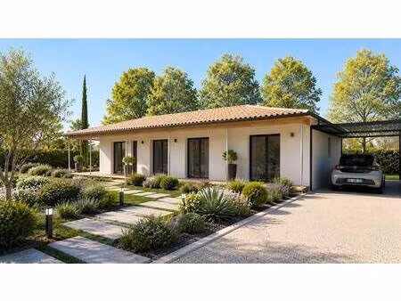 terrain avec maison neuve à vendre