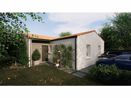 terrain avec maison neuve à vendre